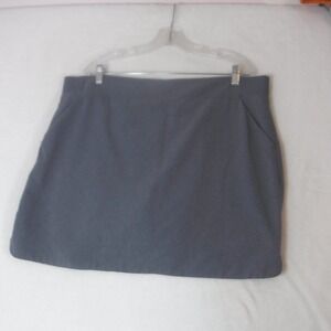 32 Degree Cool Athletic Skirt with Built-in Shorts Gray Size XXL Skort